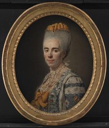 Portrait of Mme Antoinette-Louise Issard-Lacour, married to Ch. A. Bourlet de Vauxelles, 1768-1771. Creator: Alexander Roslin