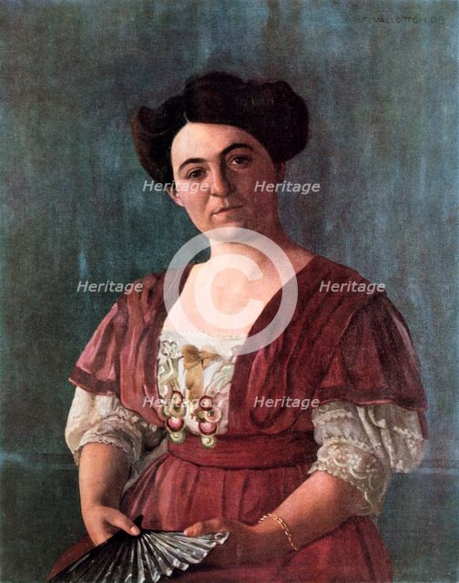 'Portrait of Mme Haasen,' 1908.  Artist: Félix Vallotton