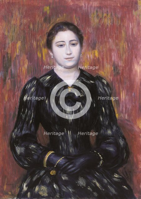 Portrait of Mme. Paulin, 1885-1890?. Artist: Renoir, Pierre Auguste (1841-1919)