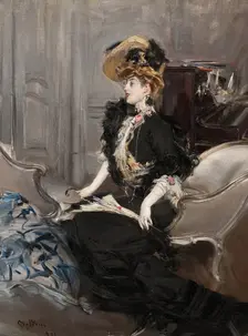 Portrait of Mme. R.L. , 1901. Creator: Boldini, Giovanni (1842-1931)