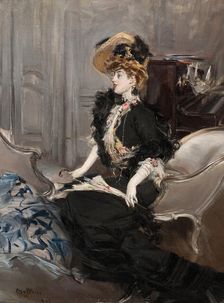 Portrait of Mme. R.L. , 1901. Creator: Boldini, Giovanni (1842-1931)