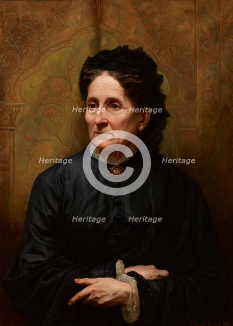 Portrait of Mother, 1885. Creator: Edward Lepszy.