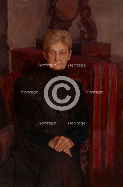 Portrait of Mother, 1909. Creator: Jerzy Karszniewicz.