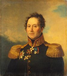 Portrait of Moisey I. Karpenko (1775-1854), 1823. Creator: Workshop of George Dawe