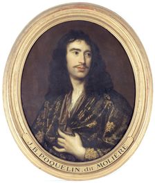 Portrait of Molière (1622-1673), dramatic author and actor, between 1801 and 1900. Creator: Unknown