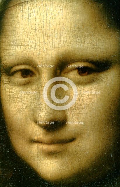 'Portrait of Mona Lisa' (detail), 1503-1506. Artist: Leonardo da Vinci