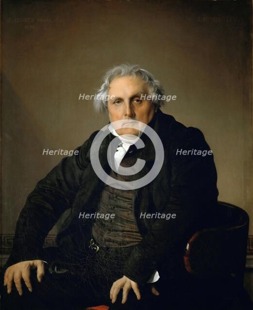 Portrait of Monsieur Bertin. Artist: Ingres, Jean Auguste Dominique (1780-1867)