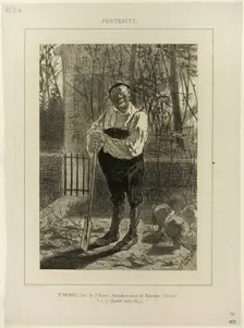 Portrait of Monsieur Dubois, curate of St. Pierre..., 1857. Creator: Félicien Rops