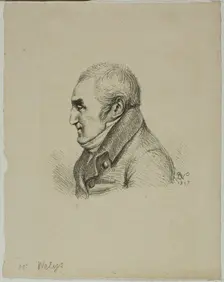 Portrait of Monsieur Nelys in Profile, 1817. Creator: Vivant Denon