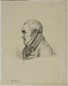 Portrait of Monsieur Nelys in Profile, 1817. Creator: Vivant Denon