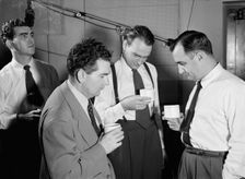 Portrait of Morty Palitz, Jack Hotop, Joe Mooney, and Andy Fitzgerald..., N.Y., ca. Dec. 1946. Creator: William Paul Gottlieb