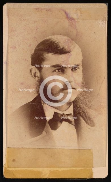 Portrait of Moses McCure Strong (1810-1894), 1876. Creator: Broich & Kremer.