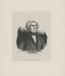Portrait of Mathieu Guillaume Thérèse Villenave (1762-1846) , 1839. Creator: Gavarni, Paul (1804-1866)