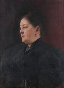 Portrait of Mathilde Trau, 1893. Creator: Klimt, Gustav (1862-1918)