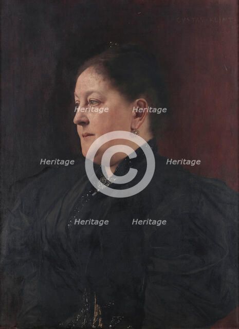 Portrait of Mathilde Trau, 1893. Creator: Klimt, Gustav (1862-1918).