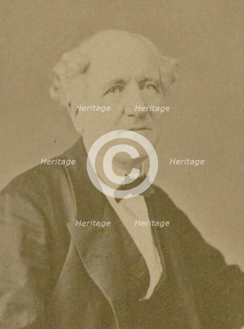 Portrait of Mathurin-Augustin Balthazar Barbereau (1799-1879), 1879. Creator: Franck (François Gobinet de Villechole) (1816-1906).