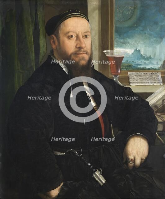 Portrait of Matthäus Schwarz, 1542. Creator: Christoph Amberger.