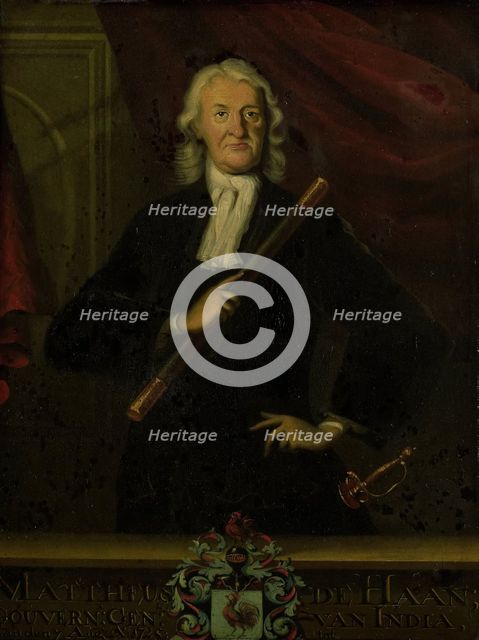 Portrait of Mattheus de Haan, Governor-General of the Dutch East Indies, 1750-1800. Creator: Anon.
