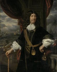 Portrait of Mattheus van den Broucke (1620-1685). Councillor of the Indies, 1670-1678. Creator: Samuel van Hoogstraten