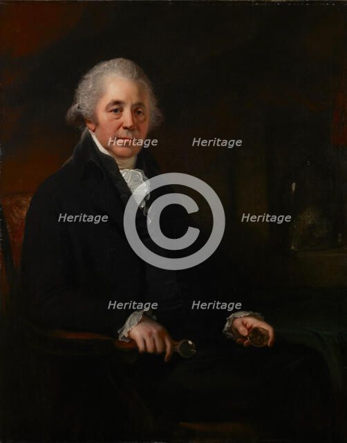 Portrait of Matthew Boulton, Holding a Mineral Sample.  Creator: Sir William Beechey.
