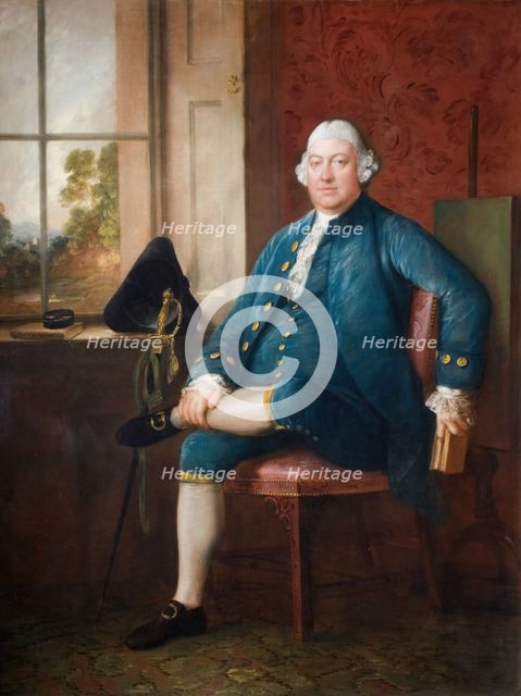 Portrait Of Matthew Hale (1728-86), 1763. Creator: Thomas Gainsborough.