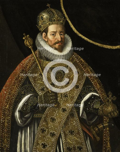 Portrait of Matthias (1557-1619), Holy Roman Emperor, c. 1610. Artist: Aachen, Hans von (1552-1615)