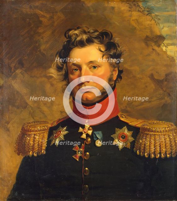 Portrait of Matvey I. von der Pahlen (1779-1863), 1822. Creator: George Dawe.
