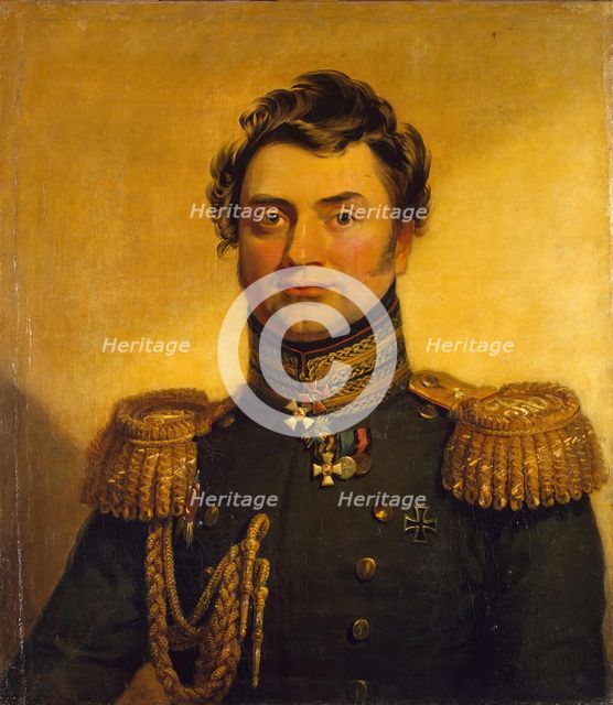 Portrait of Matvey Ye. Khrapovitsky (1784-1847) (replica of the 1821 portrait), 1822. Creator: George Dawe.