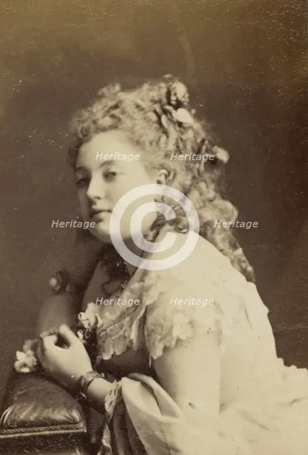 Portrait of Maud Howard, late 19th century. Creator: Unknown.