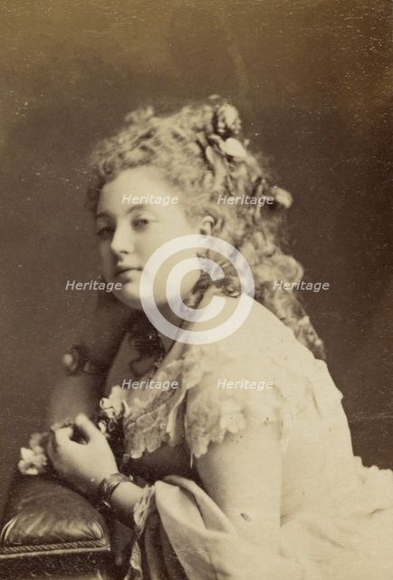 Portrait of Maud Howard, late 19th century. Creator: Unknown.