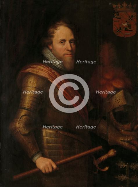 Portrait of Maurits (1567-1625), Prince of Orange, c.1607-c.1613. Creator: Workshop of Michiel Jansz van Mierevelt.