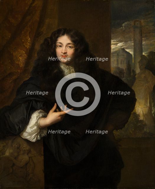 Portrait of Maurits Le Leu de Wilhem (1643- 1724), 1677. Creator: Gaspar Netscher.