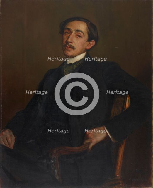 Portrait of Maurice Barrès, c1895. Creator: Blanche, Jacques-Émile (1861-1942).