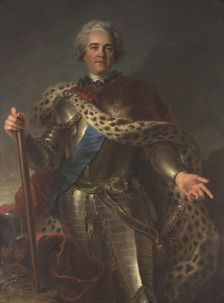 Portrait of Maurice de Saxe (1696-1750), Marshal of France, ca 1735-1739. Creator: Coypel, Charles-Antoine (1694-1752)