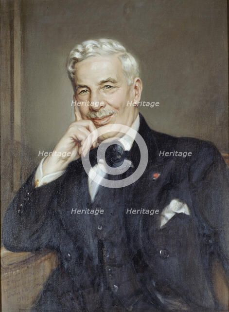 Portrait of Maurice Donnay (1859-1945), 1934. Creator: Cayron, Jules (1868-1944).