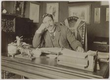 Portrait of Maurice Donnay (1859-1945), c. 1890. Creator: Dornac, Paul (1858-1941)