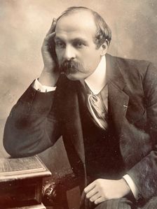 Portrait of Maurice Leblanc (1864-1941), 1900s. Creator: Henri Manuel