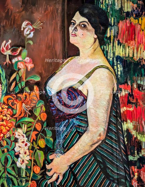 Portrait of Mauricia Coquiot, 1915. Creator: Valadon, Suzanne (1865-1938).