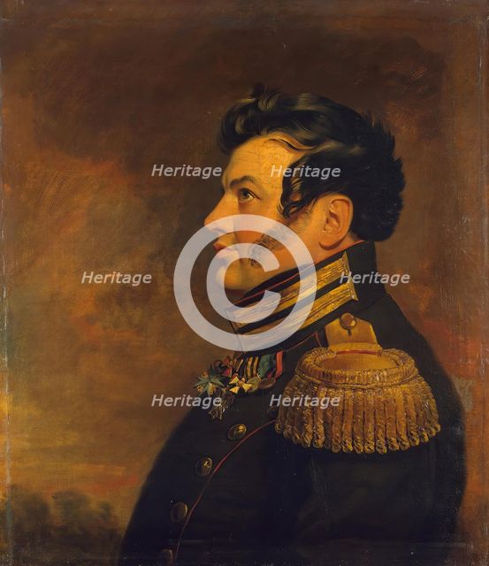 Portrait of Maxim K. Kryzhanovsky (1777-1839), 1822. Creator: Workshop of George Dawe.