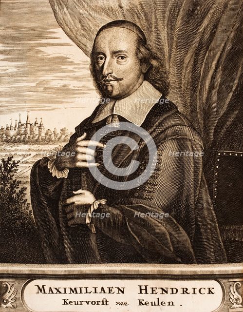 Portrait of Maximilian Henry of Bavaria (1621-1688), Archbishop of Cologne, 1675. Creator: Anonymous.