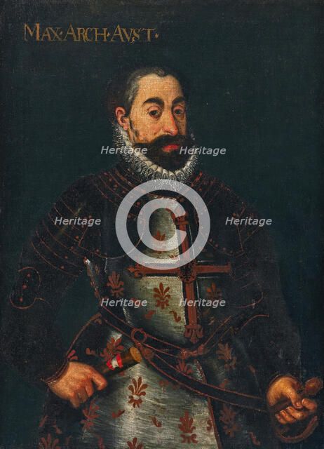 Portrait of Maximilian III, Archduke of Austria (1558-1618), known as "the German Master". Creator: Pourbus, Frans (II), (School)  .