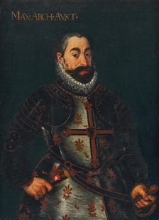 Portrait of Maximilian III, Archduke of Austria (1558-1618), known as "the German Master". Creator: Pourbus, Frans (II), (School)
