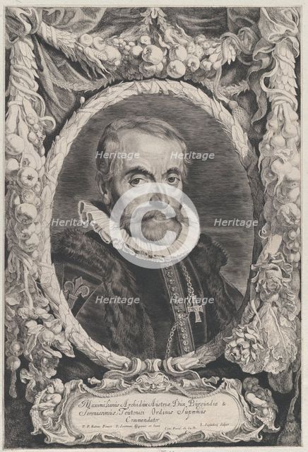 Portrait of Maximilian III, Archduke of Austria, ca. 1650., ca. 1650. Creators: Jonas Suyderhoef, Pieter Soutman.