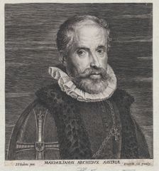 Portrait of Maximilian III, Archduke of Austria, ca. 1650. Creator: Lucas Vorsterman