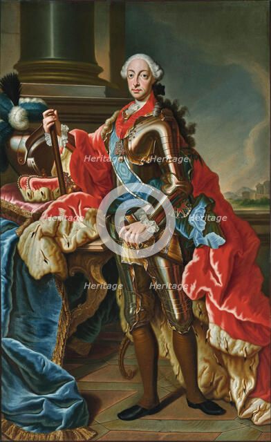 Portrait of Maximilian III Joseph (1727-1777), Elector of Bavaria, . Creator: Winter; Franz Joseph (1690-after 1768).