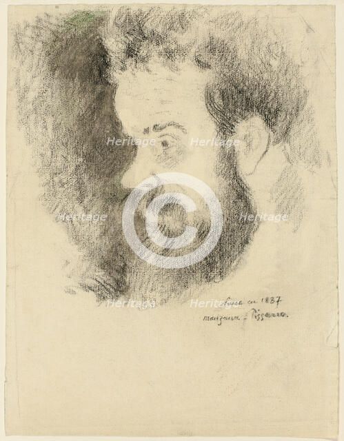 Portrait of Maximillian Luce in 1887. Creator: George Manzana-Pissarro.