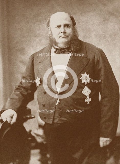 Portrait of Mayer Carl von Rothschild (1820-1886), 1886. Creator: Anonymous.