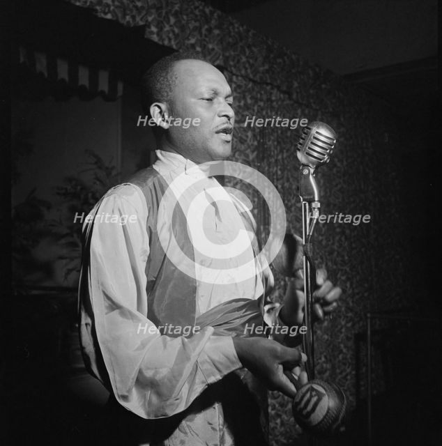 Portrait of Macbeth (McDonald Augustus...Renaissance Ballroom, New York, N.Y., ca. July, 1947. Creator: William Paul Gottlieb.
