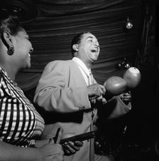 Portrait of Machito and Graciella Grillo, Glen Island Casino, New York, N.Y., ca. July 1947. Creator: William Paul Gottlieb