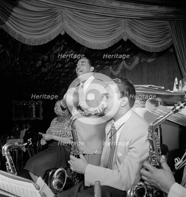 Portrait of Machito and Graciella Grillo, Glen Island Casino, New York, N.Y., ca. July 1947. Creator: William Paul Gottlieb.